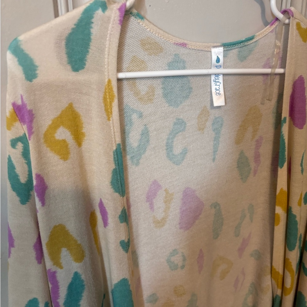 Colorful Leopard Cardigan/Duster - Picture 4 of 6